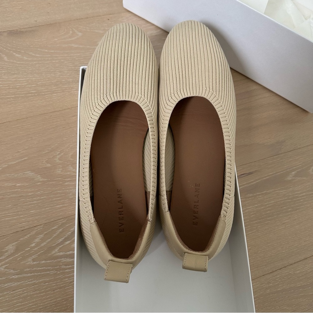 Everlane The Day Glove in Knit (beige, size 8)